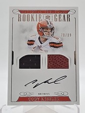 2016 National Treasures #20 Cody Kessler RC NFL Gear Dual Mat. Signatures /99