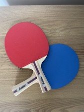 Ping Pong Paddles Set Red and Blue Table Tennis Set Good Condition
