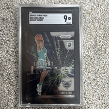 Panini Prizm 2020-21 LaMelo Ball #21 Instant Impact Rookie SGC 9 Basketball Card