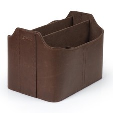 PU Leather Remote Control Holder, Office Supplies Desk Organizer with Tablet ...