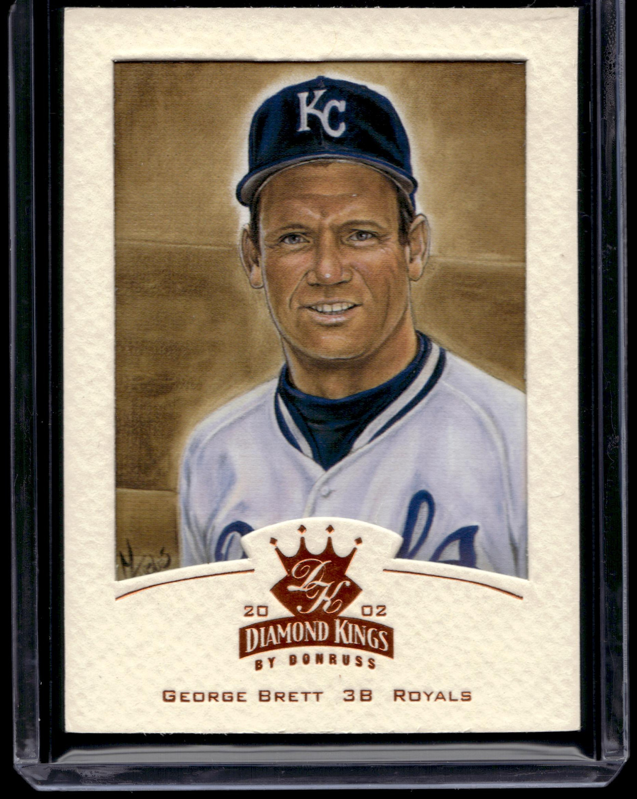 2002 Donruss Diamond Kings #140 George Brett Bronze Foil HOF