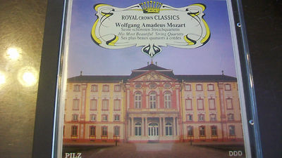 Mozart: His Most Beautiful String Quartets / Mozarteum Qt (CD, Jul-1990, Pilz...