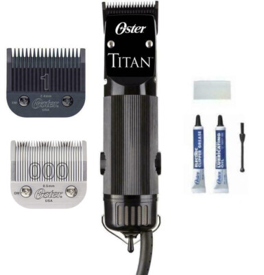 Oster 76076-310 Titan 2 Speed Hair Clipper with Detachable #000 & #1