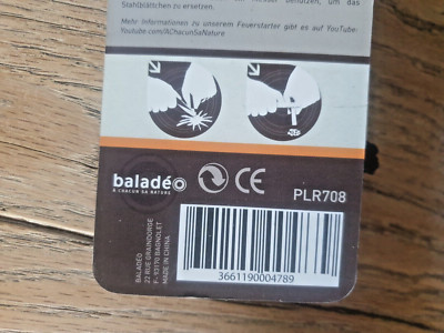 Baladeo Feuerstahl, Fire Starter, Feuerstahl Set, Feuerstarter, survival