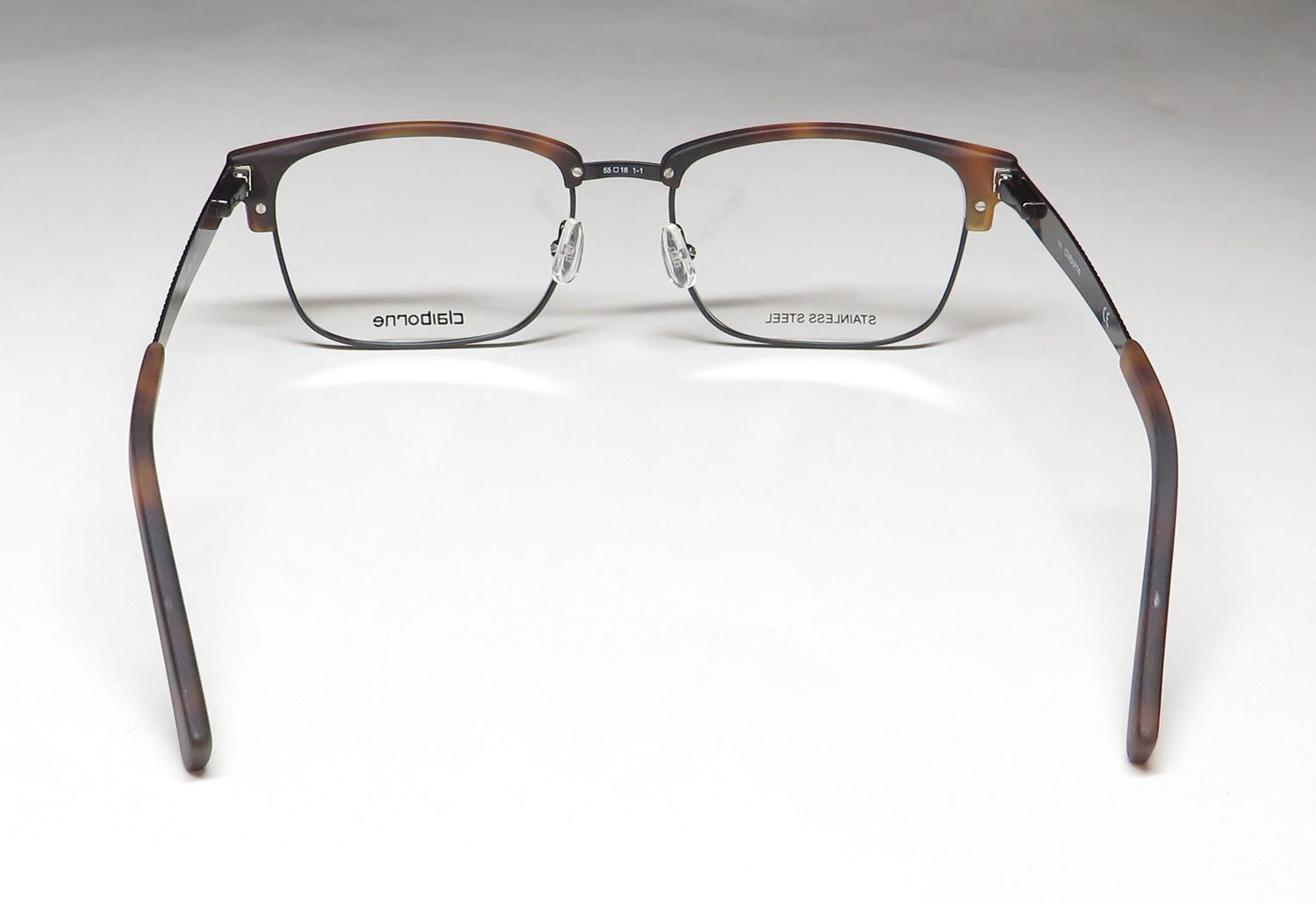NEW LIZ CLAIBORNE CB247 EYEGLASSES 55-18-145 WR9 DESIGNER METAL & PLASTIC MENS