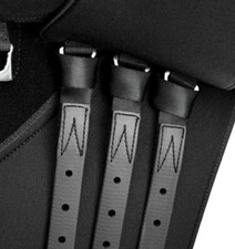 Wintec Synthetic Quick Change Girth Points Straps All Saddles Black/Brown/Havana