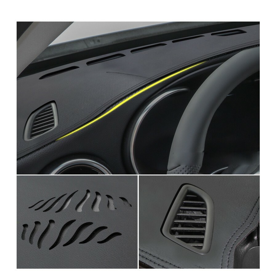 1Pcs leather Car Dashboard Mat Non slip Dash Mat Cover For Volvo V60