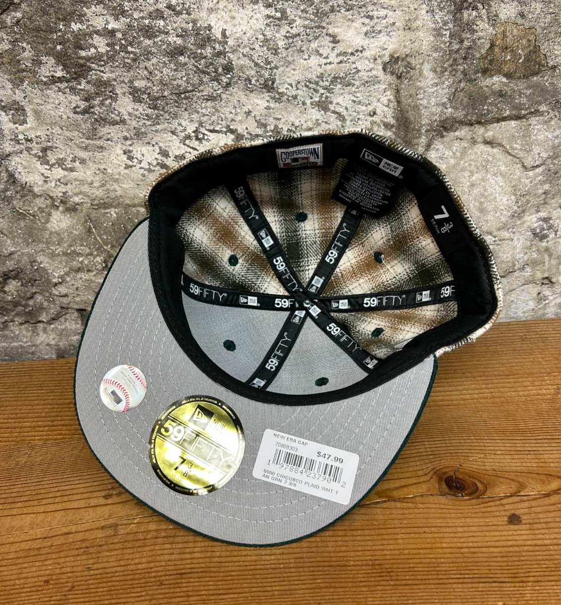 NEW ERA Chicago Cubs Plaid World Series 59FIFTY Fitted Cap NEW