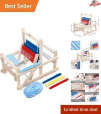 Wooden Weaving Loom - DIY Hand-Knitting Machine for Kids - Intellectual Toy