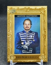 Auston Matthews UD PORTRAITS 2023-24 Upper Deck Series 1 Hockey #P-22 RARE NHL