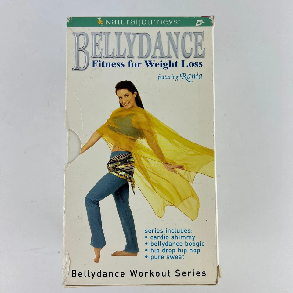 Bellydance Fitness for Weight Loss Rania Cardio/Boogie/Hip Hop/Sweat VHS Box Set - Image 3 of 4