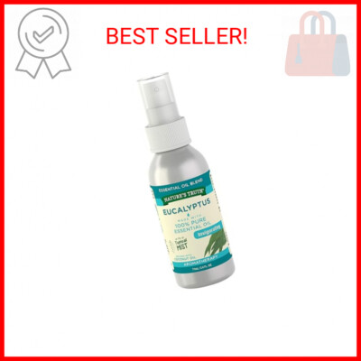Nature's Truth Eucalyptus Mist Spray 2.4 fl oz | 100% Pure Essential Oil for Aro