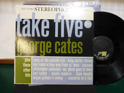 GEORGE CATES TAKE FIVE STEREO ORIGINAL NEAR MINT   VINYL  LP