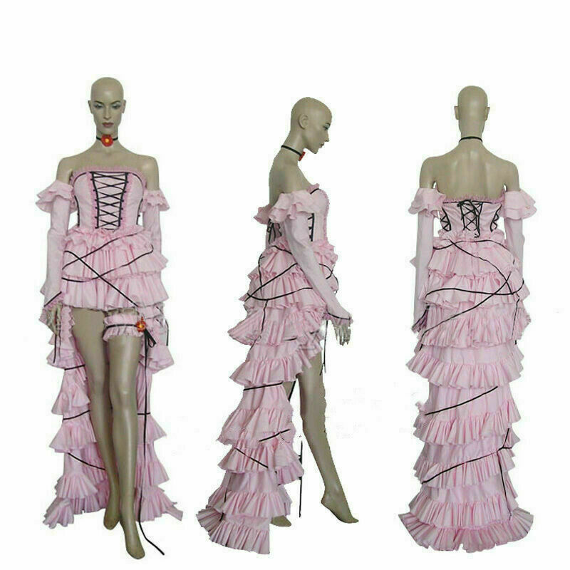 chii pink dress cosplay Chobits Chii Pink & White Dress Cosplay Costume