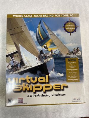 Virtual Skipper PC Game Windows 95/98 New Sealed PERFECT CONDITION