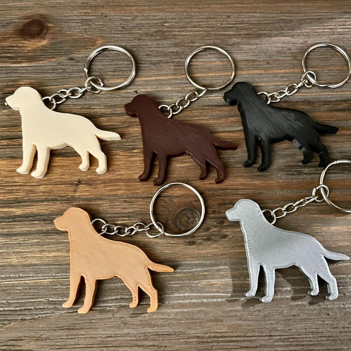 Black Labrador Labrador Keyring Chocolate Labrador Keyring
