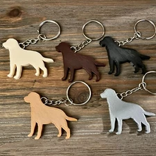 Labrador Retriever Keychain , Dog Keychain, Black lab Keychain, Black Labrador