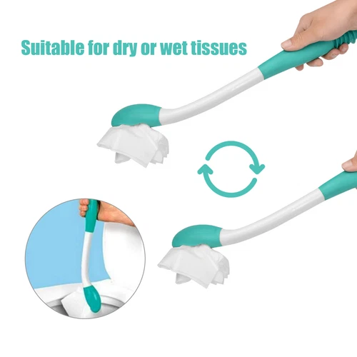 Bottom Bum Wiper Toilet Incontinence Aid Obese Elderly Disability Mobility NEW - Picture 5 of 12
