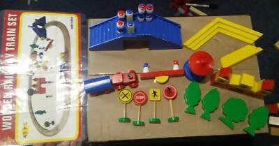 gumtree wooden train set