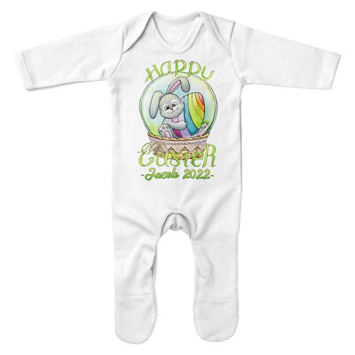 Frohe Ostern 2022 Strampler Spruch Geschenke für Baby