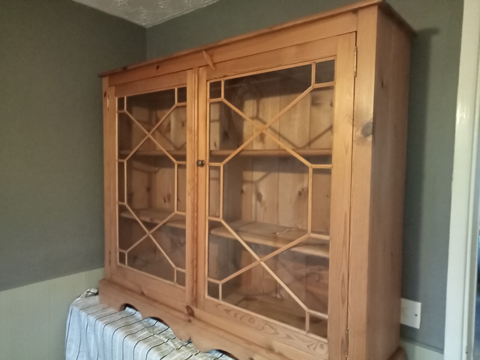 pine glass display eBay