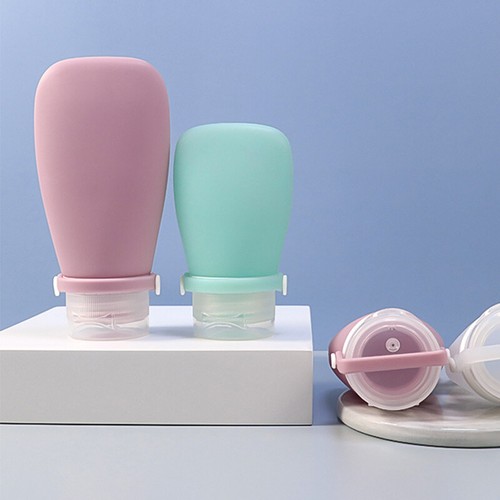 Silicone Refillable Bottle Lotion Squeeze Tube Travel Shampoo Gel Container - Picture 6 of 40