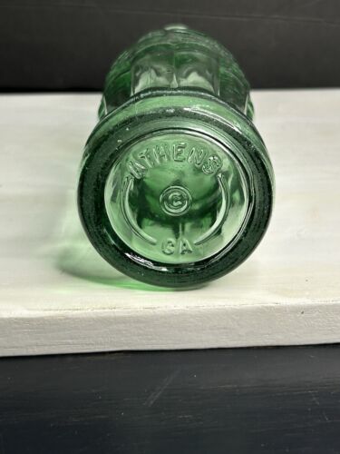 Coca Cola Embossed Glass Soda Bottle Hobbleskirt Coke Bottling Athens Georgia - Picture 3 of 8