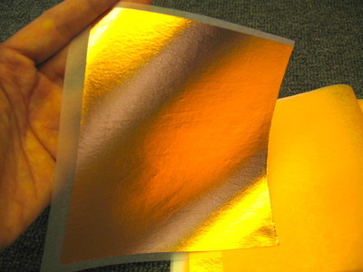 L.A. GOLD LEAF- IMITATION GOLD/SILVER, GENUINE COPPER LEAF TRANSFER- BULK SALE !