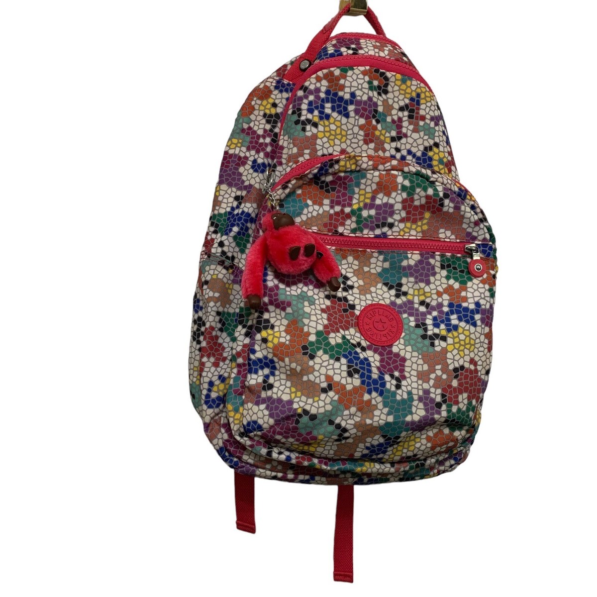 Kipling Laptop Computer Backpack Challenger Mosaic Pattern  display picture 1