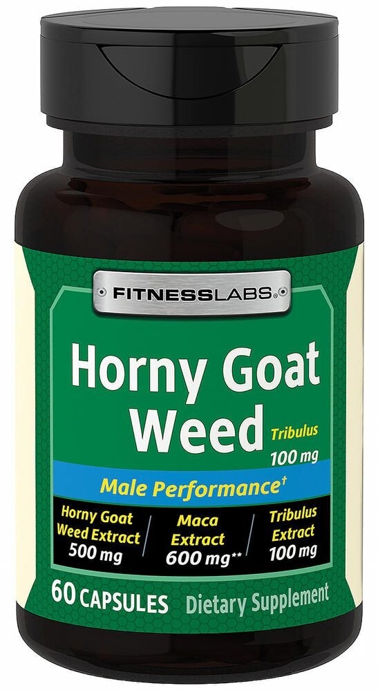 FITNESSLABS, HORNY GOAT WEED complex +Maca, tribulus, arginina 60 caps, libido