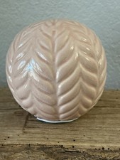 4&rdquo; Pink Decorative Ceramic Ball Shelf Desk Sitter Paperweight Decoration