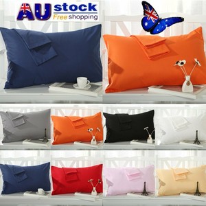 Pillow Cases Pillowcases Standard Queen King Body Egyptian Cotton