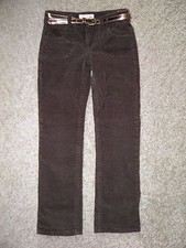 Girls Old Navy Brown Belted Corduroy Pants Size 5