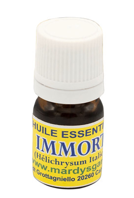 IMMORTELLE Essential Oil ORGANIC Certified Helichrysum Italicum Corsica Pure 3ml