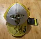 CHRIS LYNN Signed CRICKET AUSTRALIA Cap ASICS Collectable Size Large