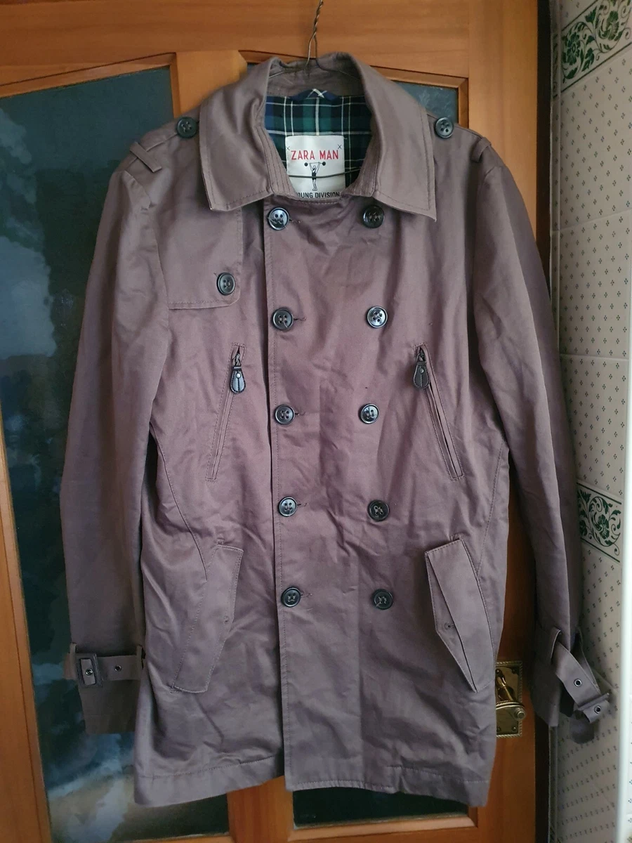 Zara Man Young Division 3 4 Trench Coat