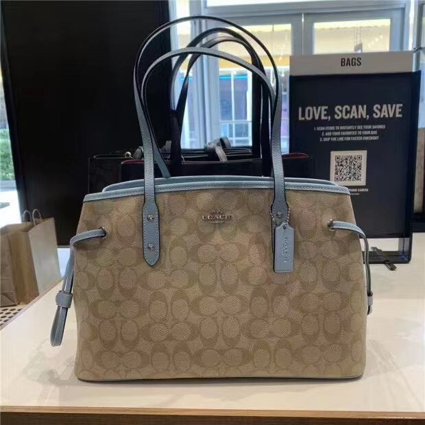 coach carryall drawstring