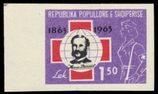 ALBANIA 649i - Geneva Convention Centenary 