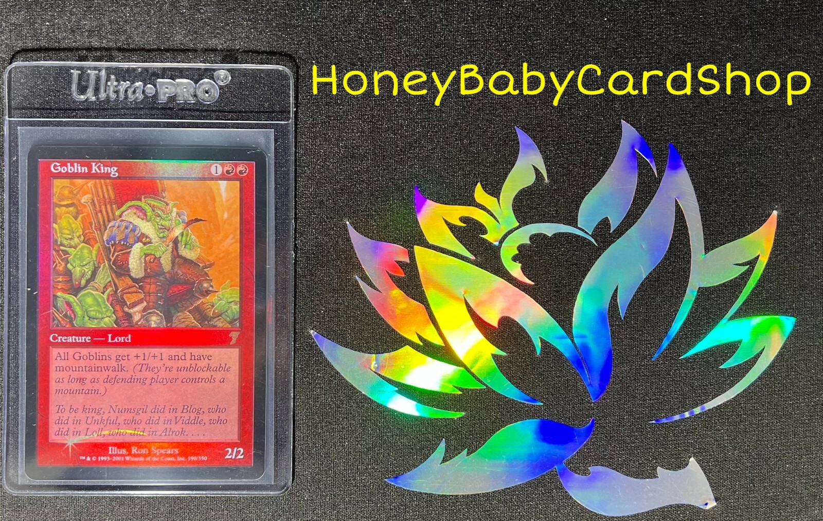 MTG Seventh Edition 2001 Goblin King Foil M/NM Card English 7ED Rare