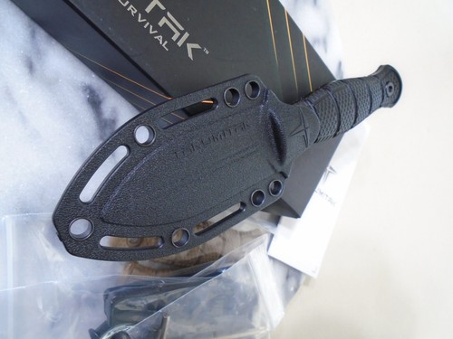 Takumitak Little Buddy Dagger Knife Dual Edge Full Tang 3Cr13 TKF3S04 Blackout - Picture 4 of 16