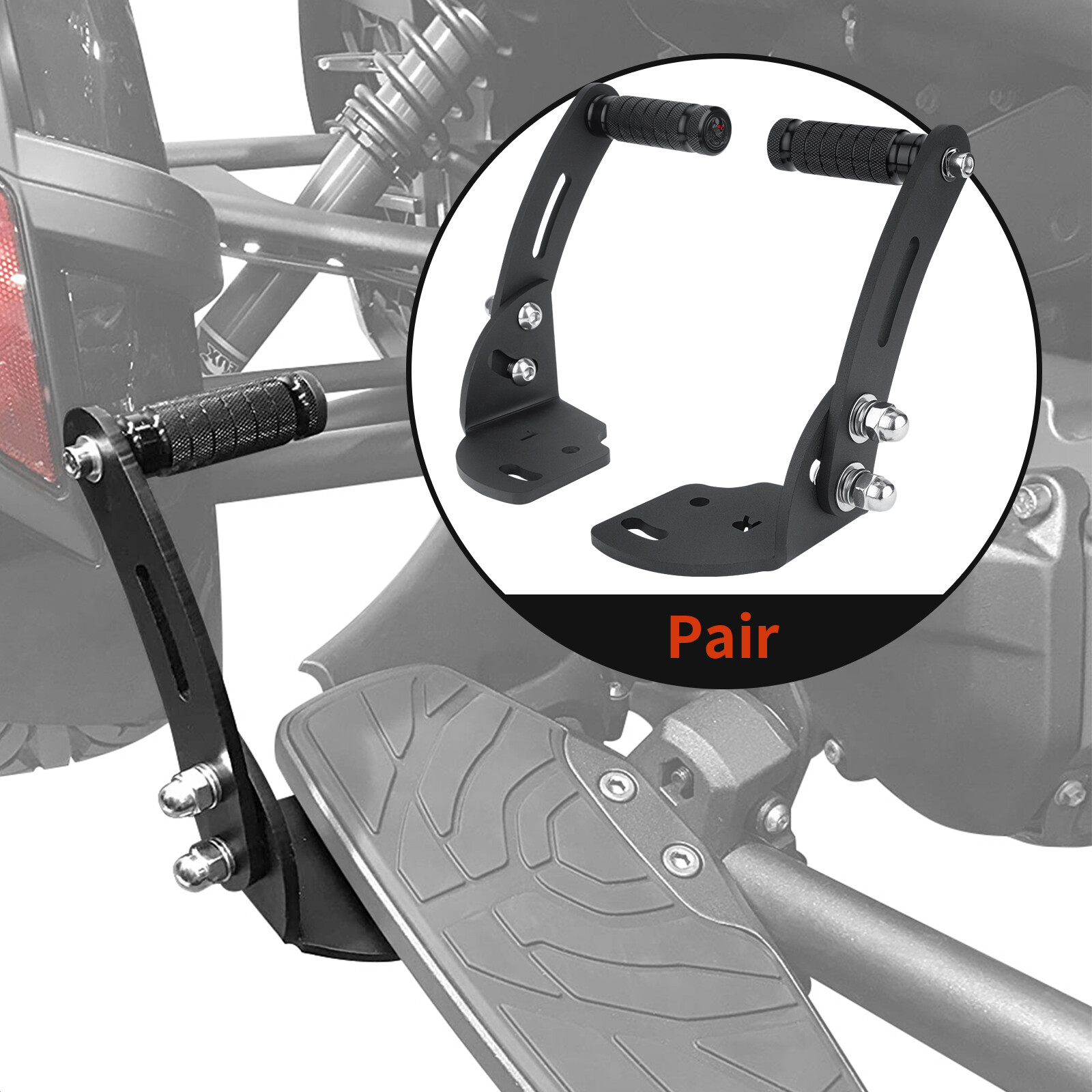 2PCS Foot Break Pedal Highway Pegs Adjustable For Can Am Spyder F3 2015