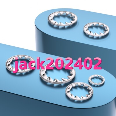 Outer serrated gasket Inner serrated gasket lock gasket M3M4M5M6M8M10M12M14M16