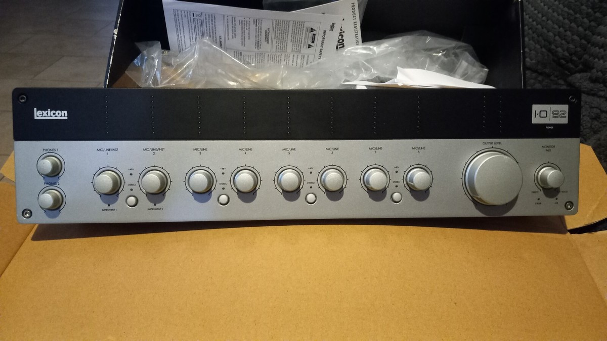 LEXICON I-O 82 8X2 USB 2.0 DESKTOP RECORDING STUDIO/ New and in
