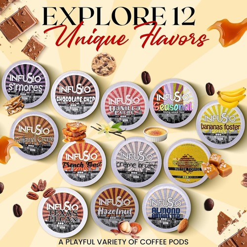 InfuSio Chocolate Chip K Cups 96 Count - Bild 3 von 7