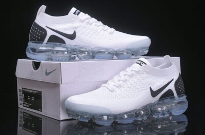 Nike VaporMax Flyknit 2.0  Reverse Orca  White Black Mens Shoes