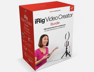 IK Multimedia iRig Video Creator Bundle Streaming Kit w/ Stand, Mic, and Light