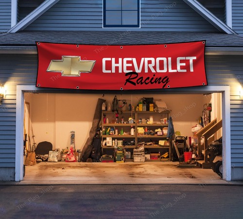 Bannière Ford 2x8 Pieds Pour Garage Ou Atelier - Drapeau Double Face Imperméable