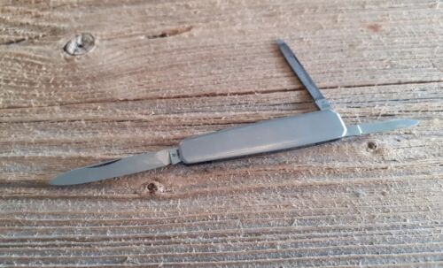 Ancien couteau de poche Ja Henckels Solingen 3 fonctions - Photo 1 sur 4