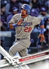 2017 Topps Update #US154 Franklin Gutierrez Los Angeles Dodgers