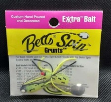 Betts Spin Exxtra Bait - Grunts - 1/32oz Hand Poured Decorated 921GRRL-43N